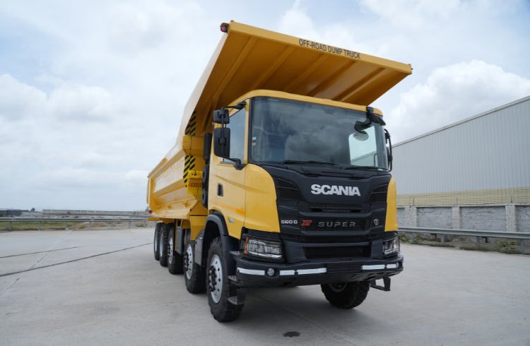 Scania G 560 Super 10x4 Tipper Unveiled: 560 hp, 32.5 m³ Capacity