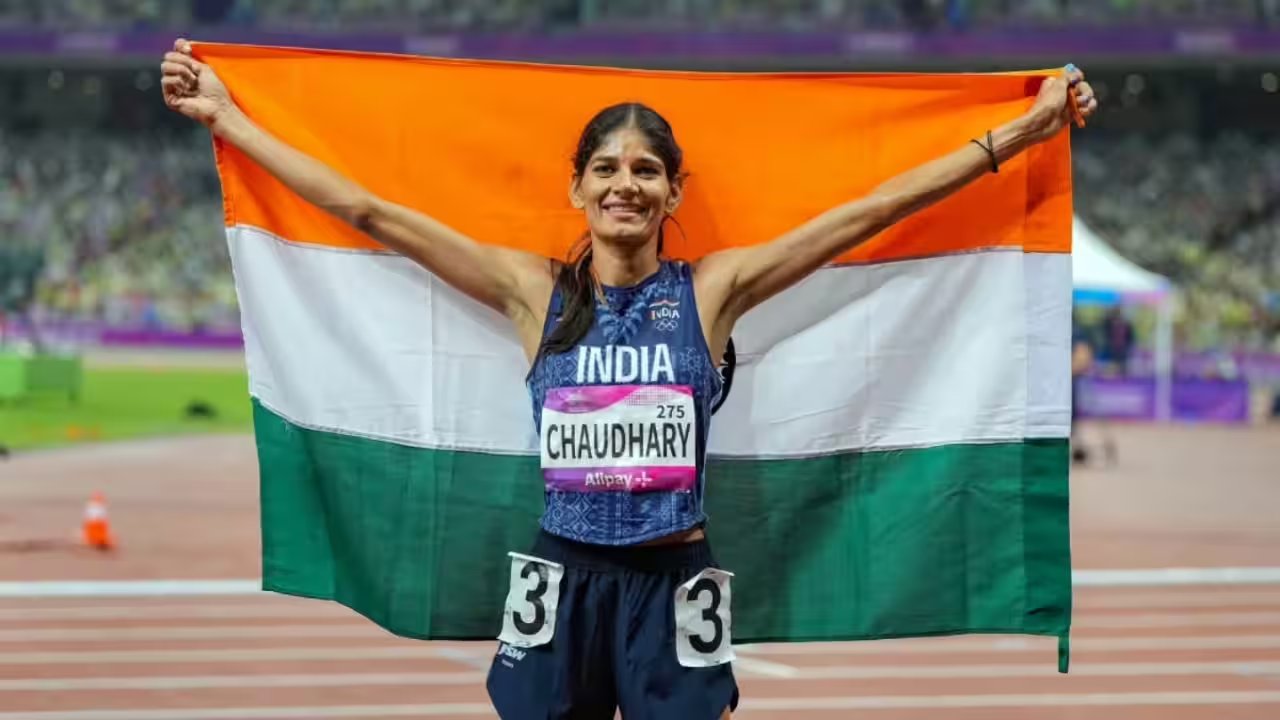 Parul Chaudhary Wins Bronze with 9:08.67 Personal Best in 3000m Steeplechase