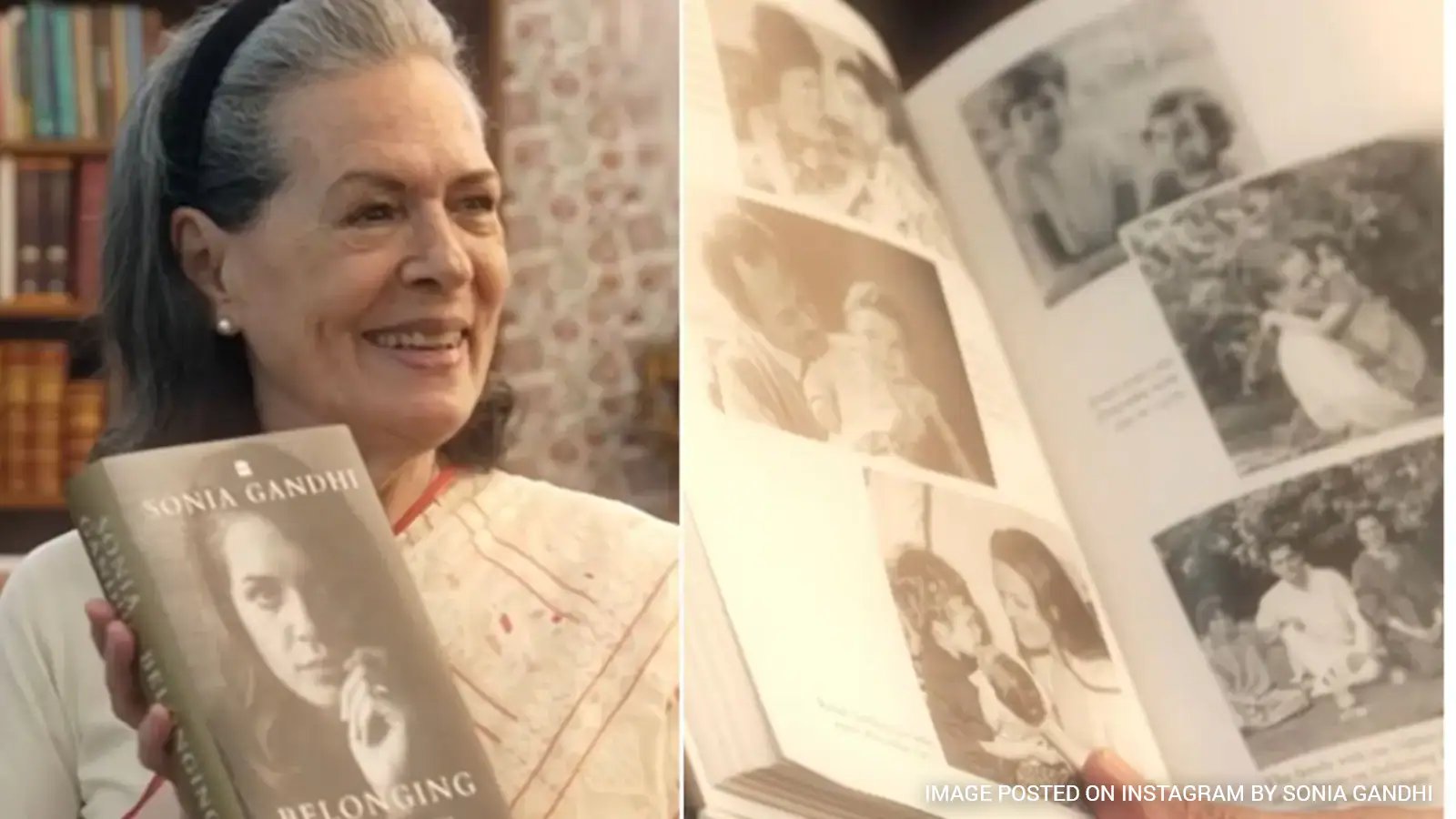 Sonia Gandhi Debuts on Instagram, Reveals First Look of 'Belonging' Memoir