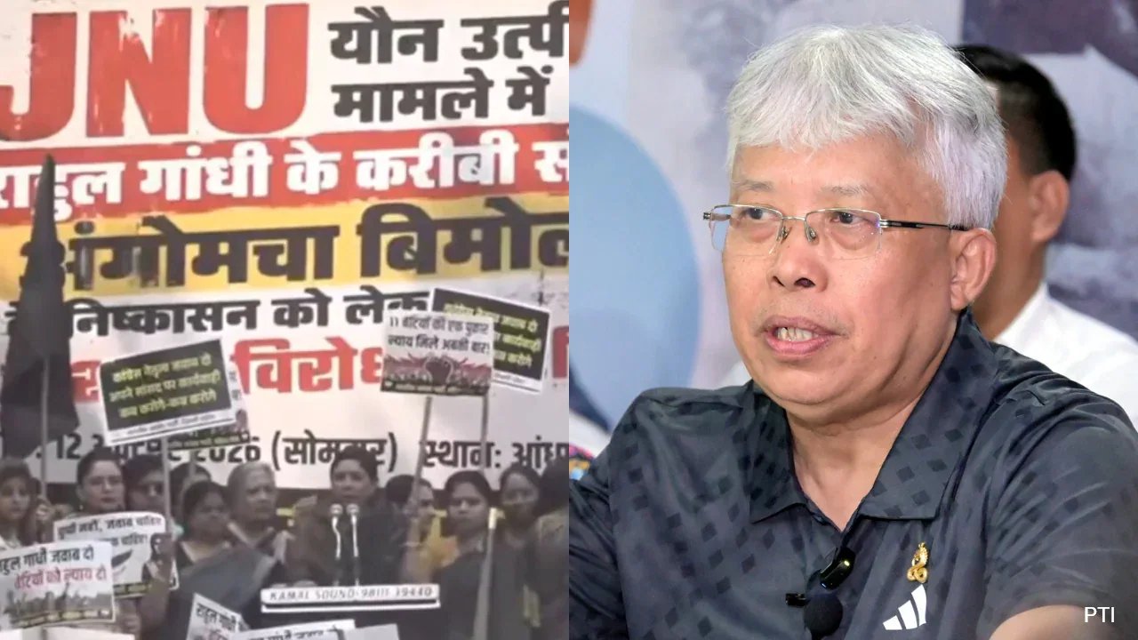 BJP MPs Demand Congress Expel JNU Professor Akoijam Over 11 Harassment Charges