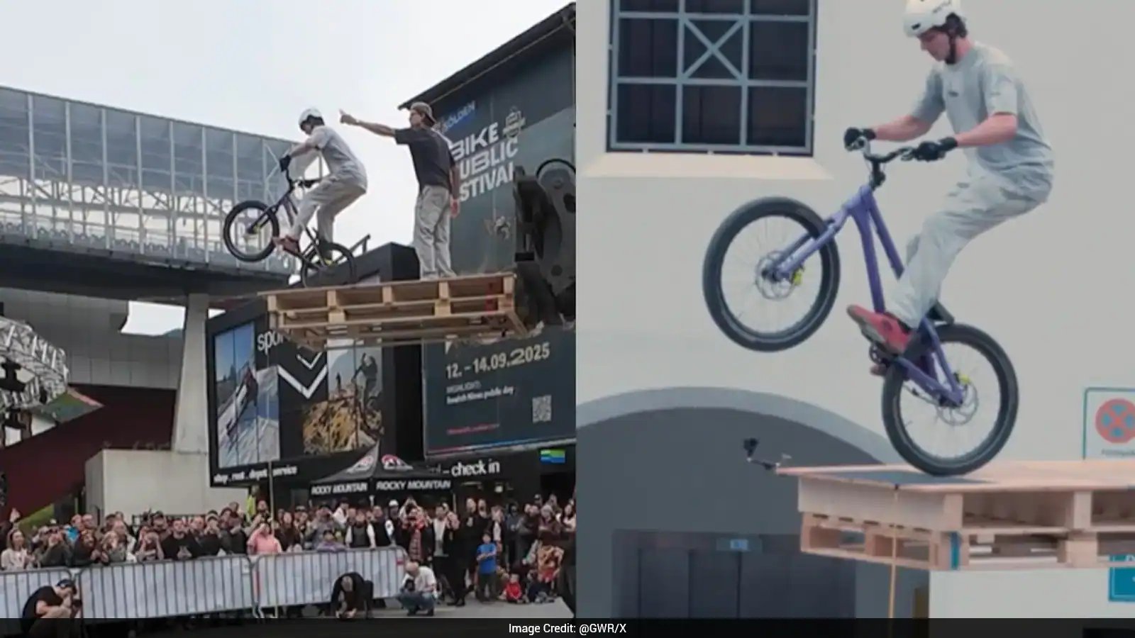 Austrian Cyclist Mario Neurauter Sets 3.80‑Meter Bicycle Drop Record in Tyrol