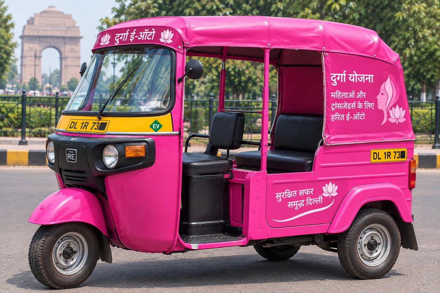 Delhi Launches 1,300 Pink Electric Autos, Women & Transgender Drivers