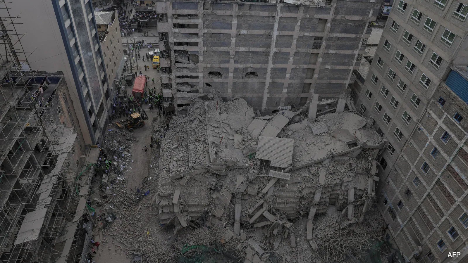 Eastleigh Construction Site Collapses, Killing 10; Rescue Efforts Continue