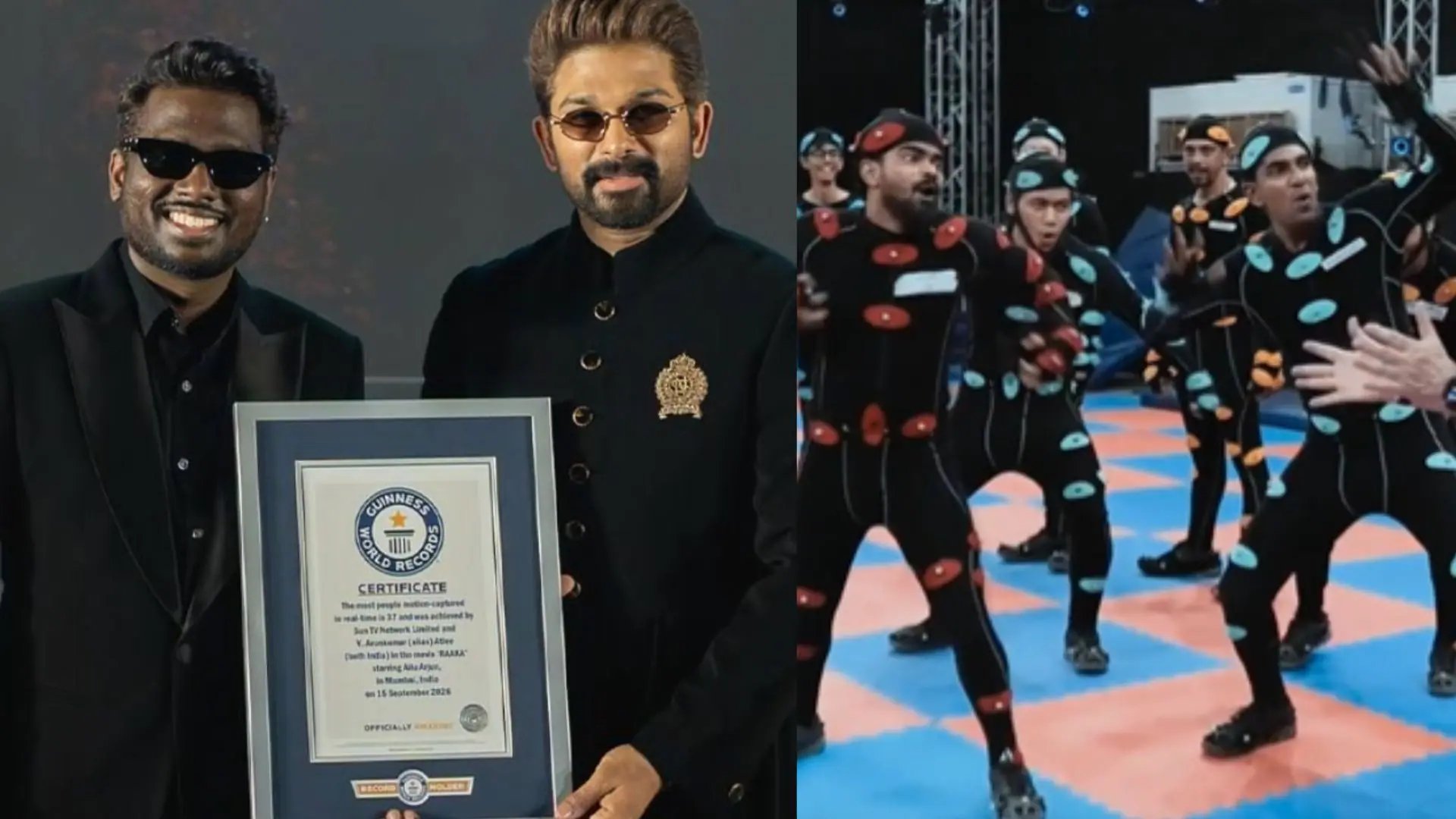 Allu Arjun’s Raaka Breaks Guinness Record with 37 Live‑Mocap Performers
