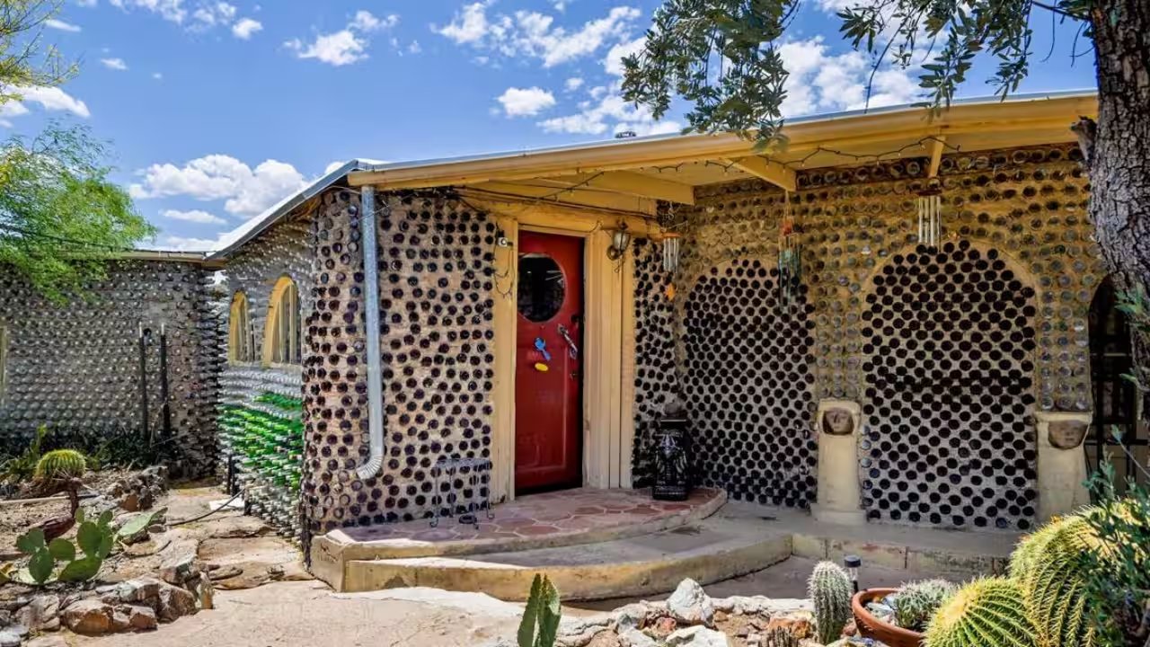 Howard Finch Builds 2,700‑sq‑ft Bottle House in Tucson, Now on Sale for $432,500