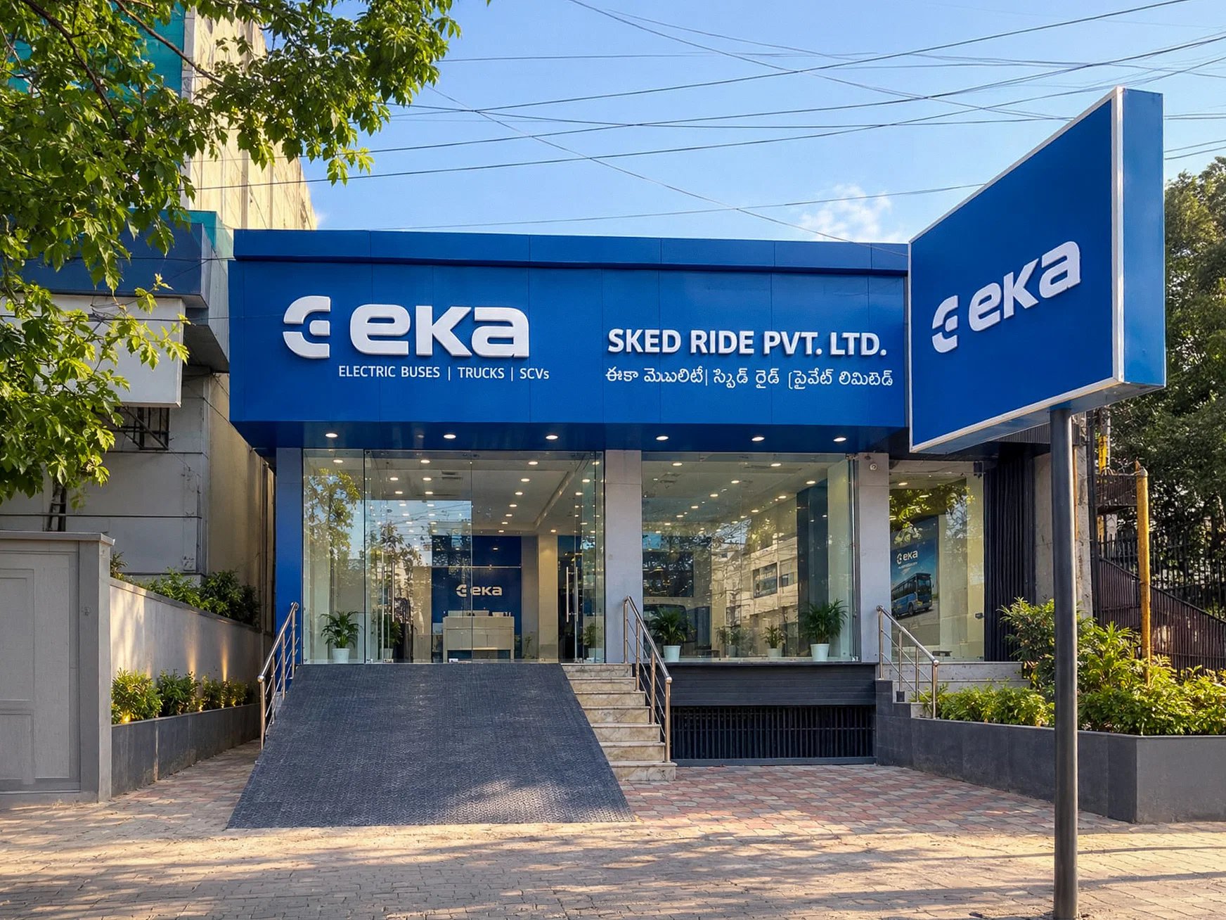 EKA Mobility Opens First Hyderabad Dealership for 3‑Wheelers, Buses, Trucks