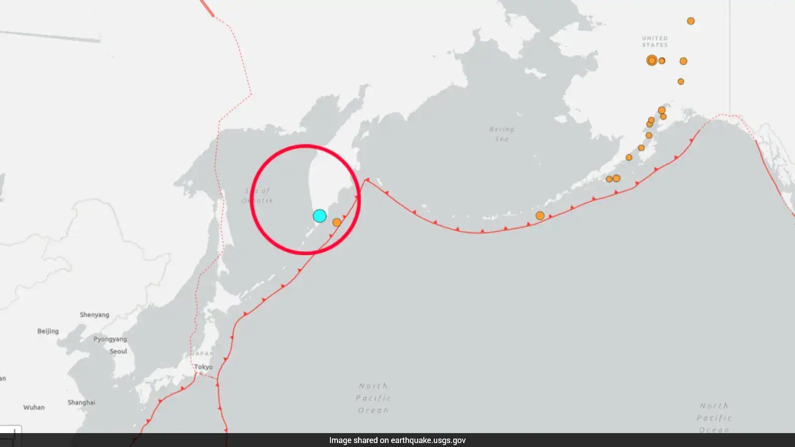 Japan's JMA Issues 9.9 Earthquake Warning for Russian Kamchatka Quake
