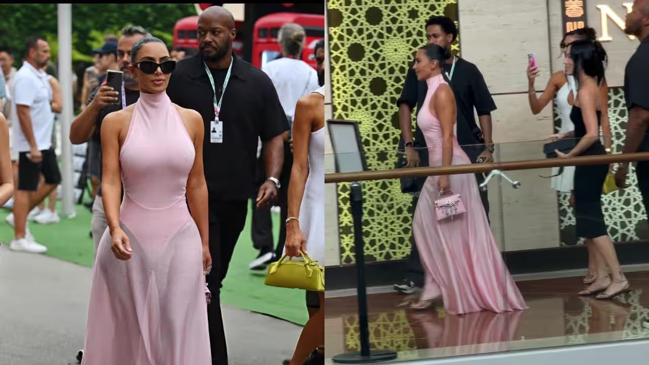 Alaïa’s Baby Pink Maxi Dress: How to Style It for a Day at the Singapore GP