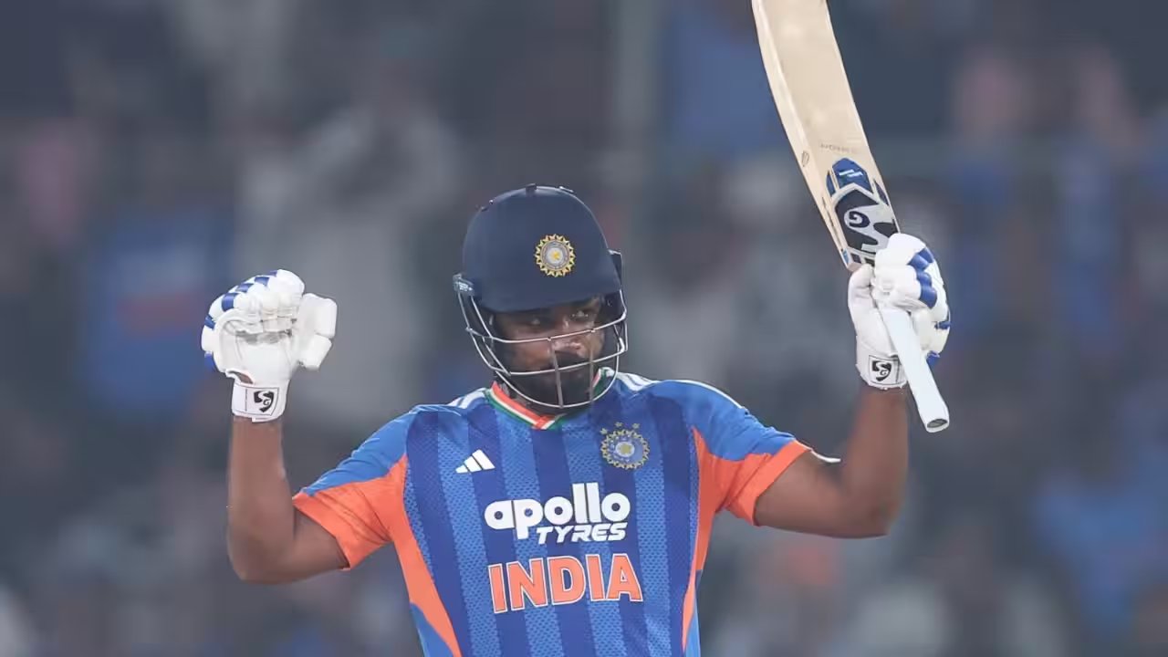 Samson Hits 102nd T20I Six, Joins Kohli and Rohit in Elite Club
