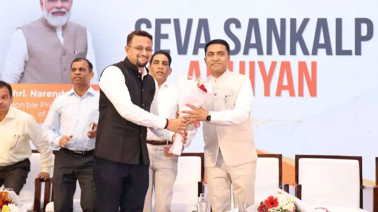 Goa CM Sawant Launches Seva Sankalp Abhiyan, Vows 2‑Month Skill Workshops