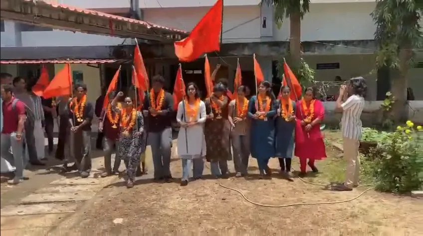 ABVP Sweeps All 6 Seats in Tripunithura College Union Election, Ending SFI Stronghold