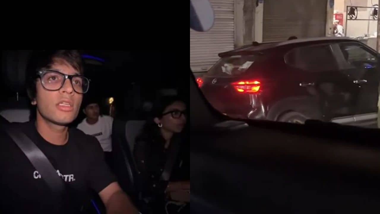 YouTuber Sourav Joshi Abused by Black Nissan Micra Drivers in Uttarakhand on Thursday