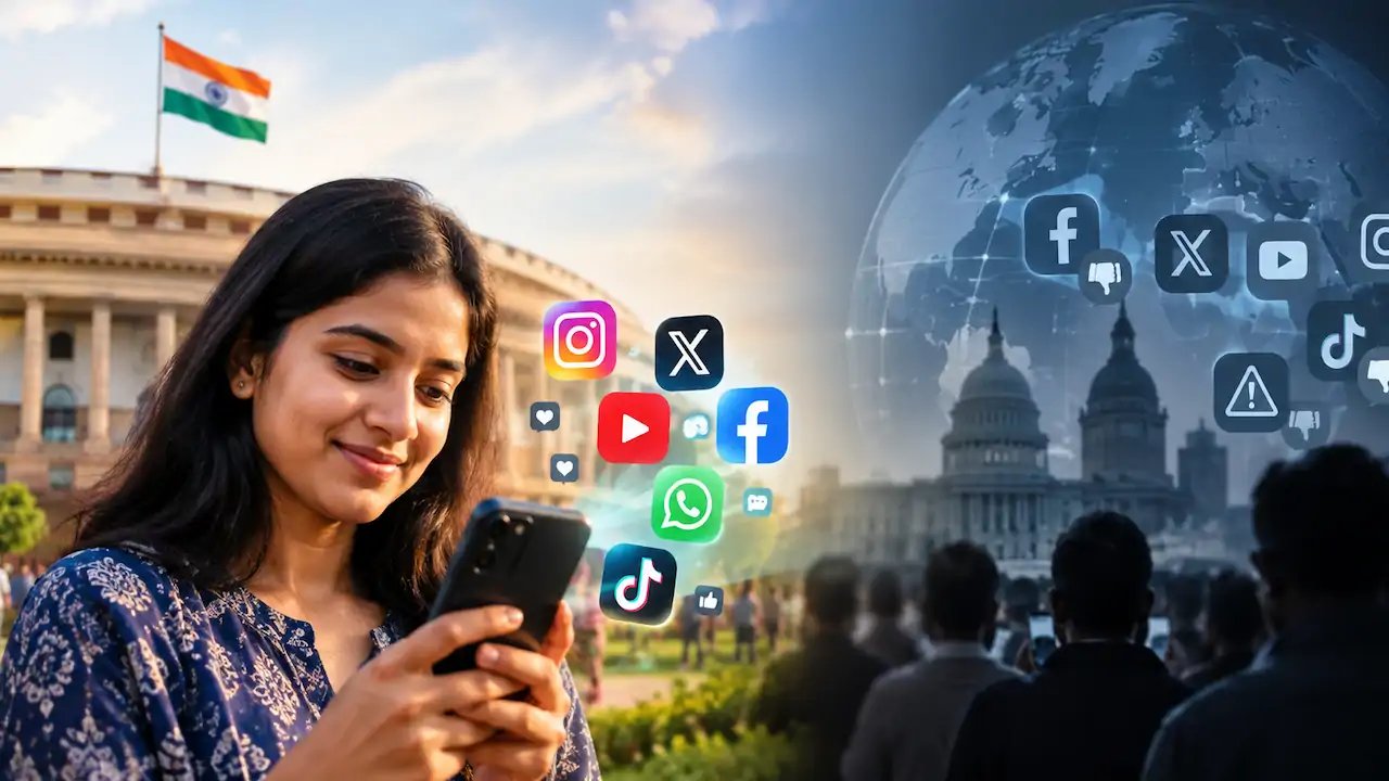 India Surveys 66% Praise Social Media as Boosting Democracy, Pew Finds