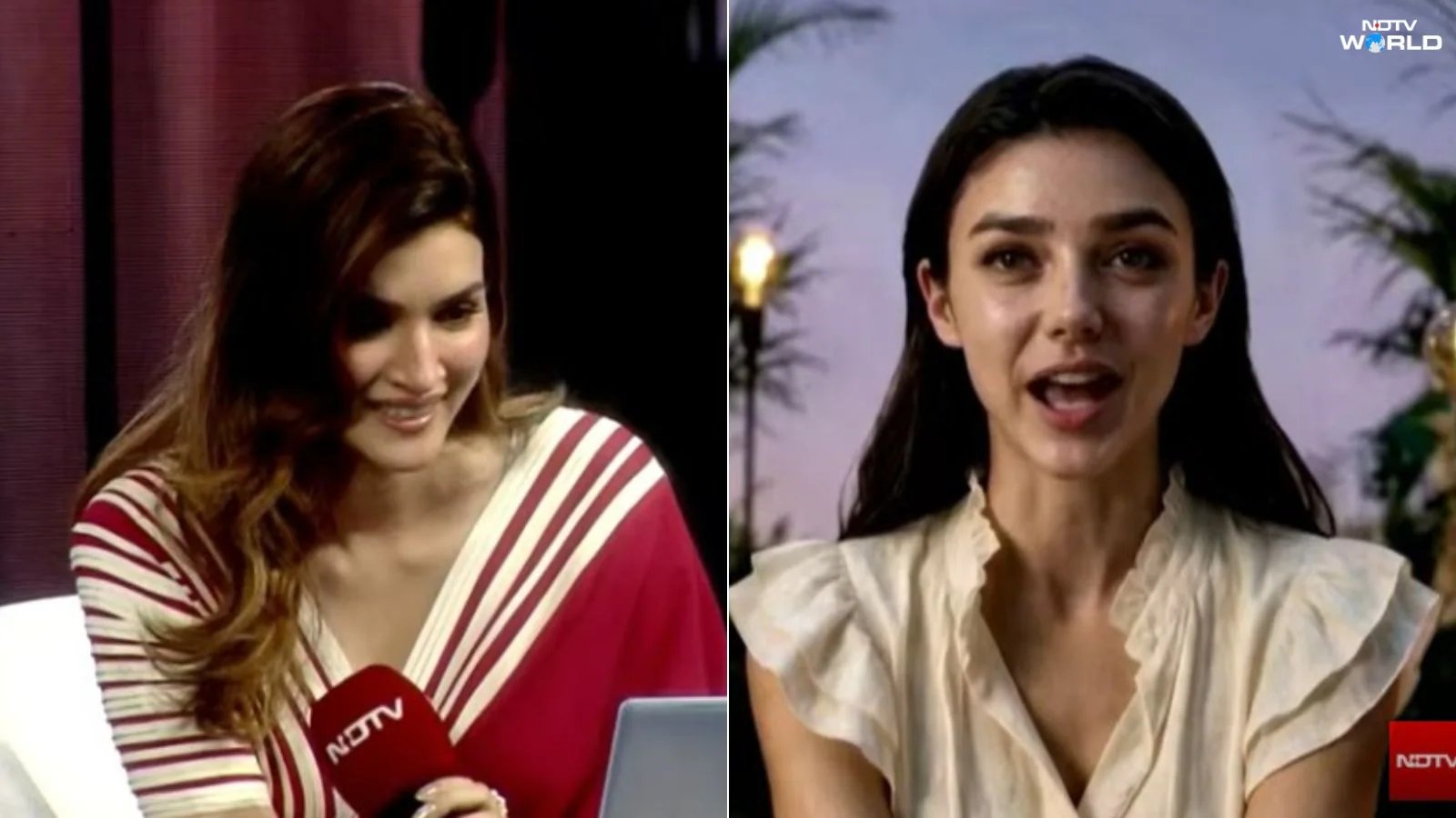 Kriti Sanon Meets Tilly Norwood, India’s First AI Actor, at NDTV World Summit