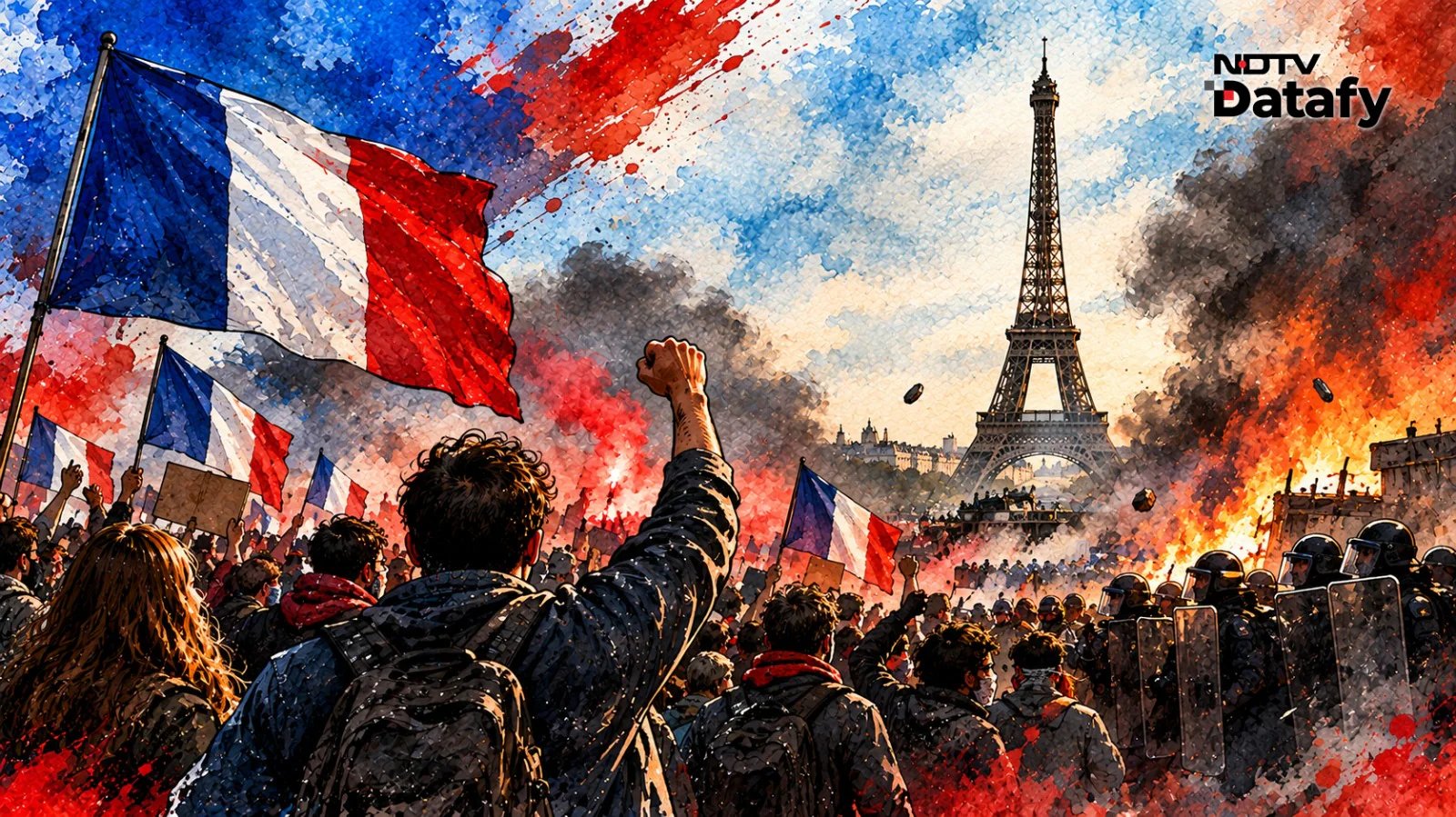 French Students Spark 2,400 Arrests in Nationwide Protests